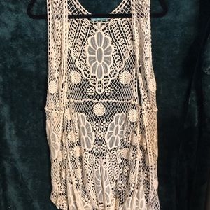 Boho Sleeveless Cardigan